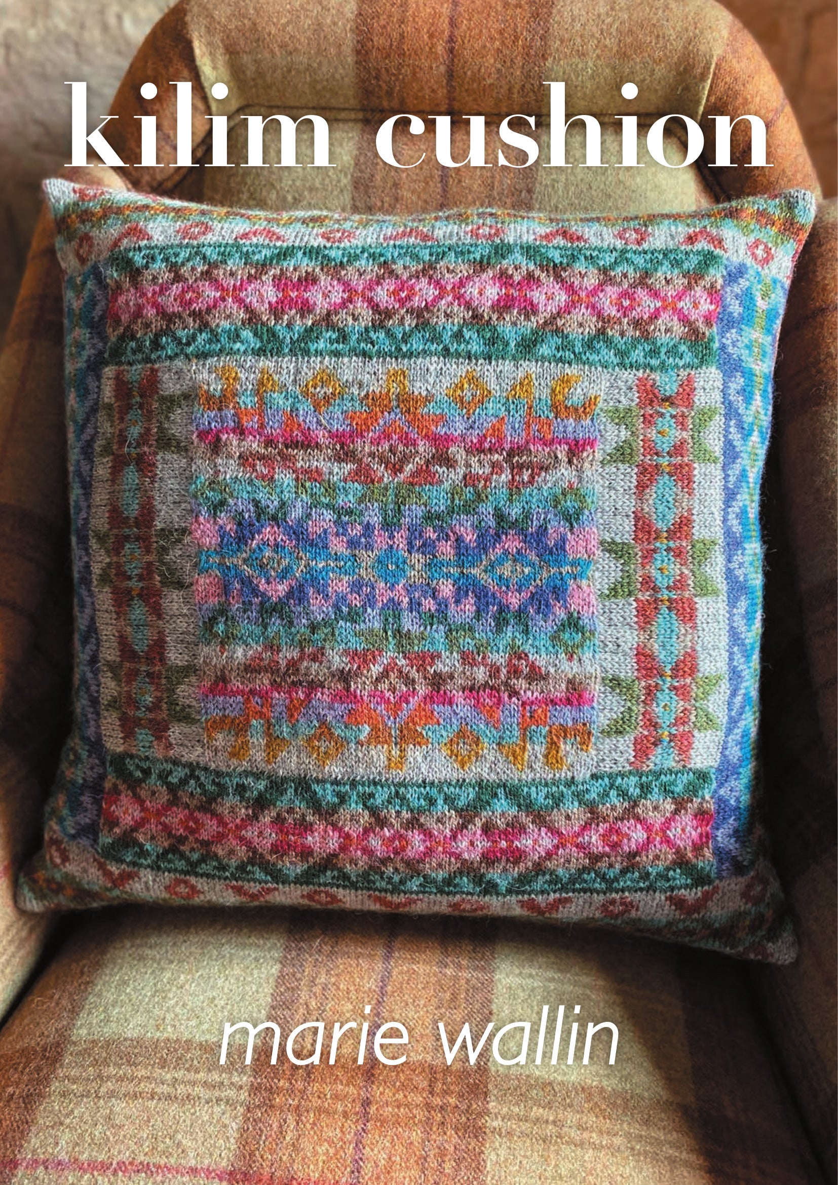 Marie Wallin Kilim Cushion Kit | Knitting Kit Project | Australia