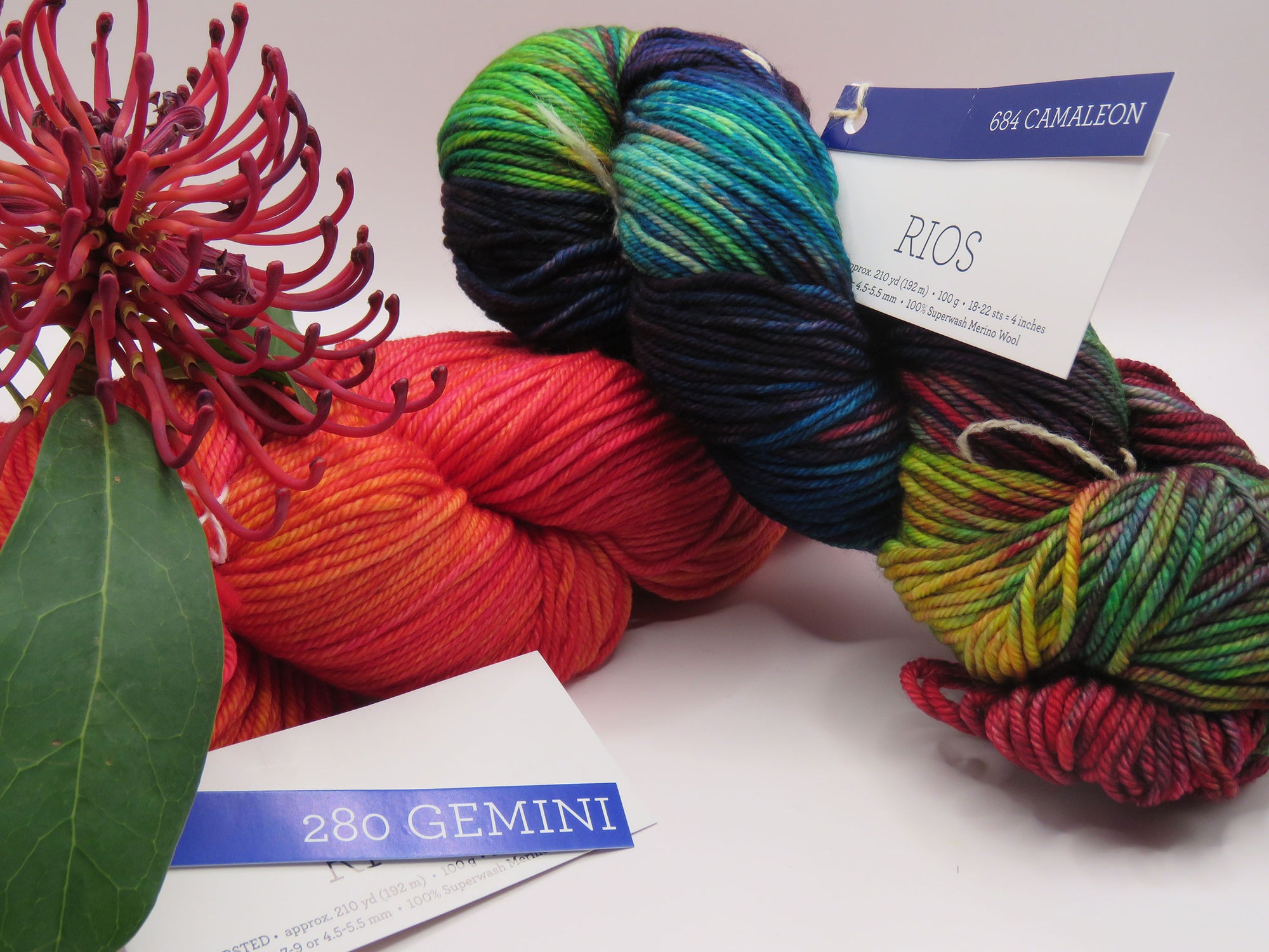 Malabrigo – Rios – Gemini 280 – Worsted 100% Superwash Merino Wool