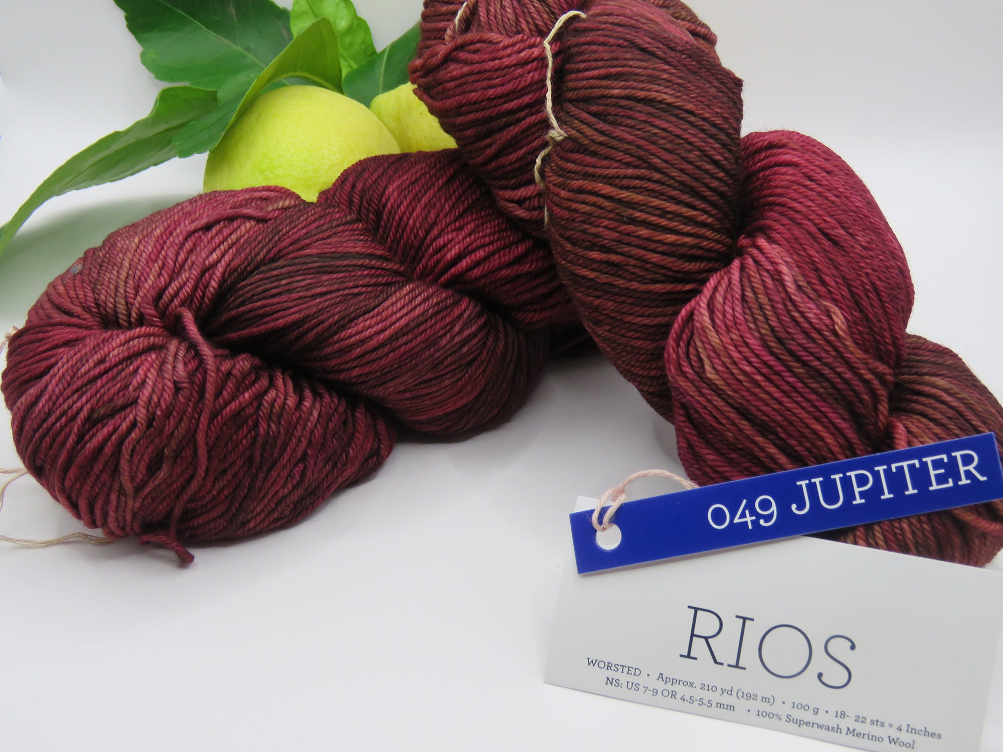 Malabrigo Rios – Jupiter (049) | Rich Red Hand-Dyed Merino Wool Yarn