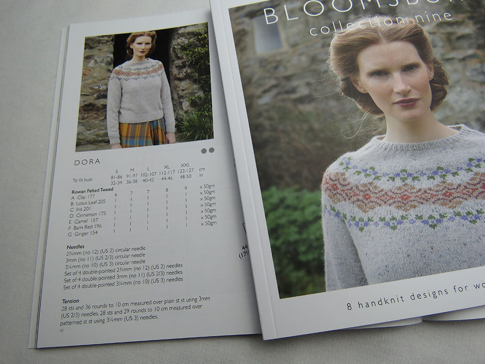 'Bloomsbury' by Marie Wallin - 8 designs all knitted in Rowan Felted Tweed.