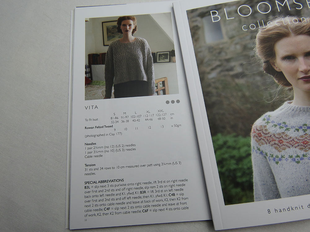 'Bloomsbury' by Marie Wallin - 8 designs all knitted in Rowan Felted Tweed.