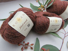 rowan felted tweed barn red