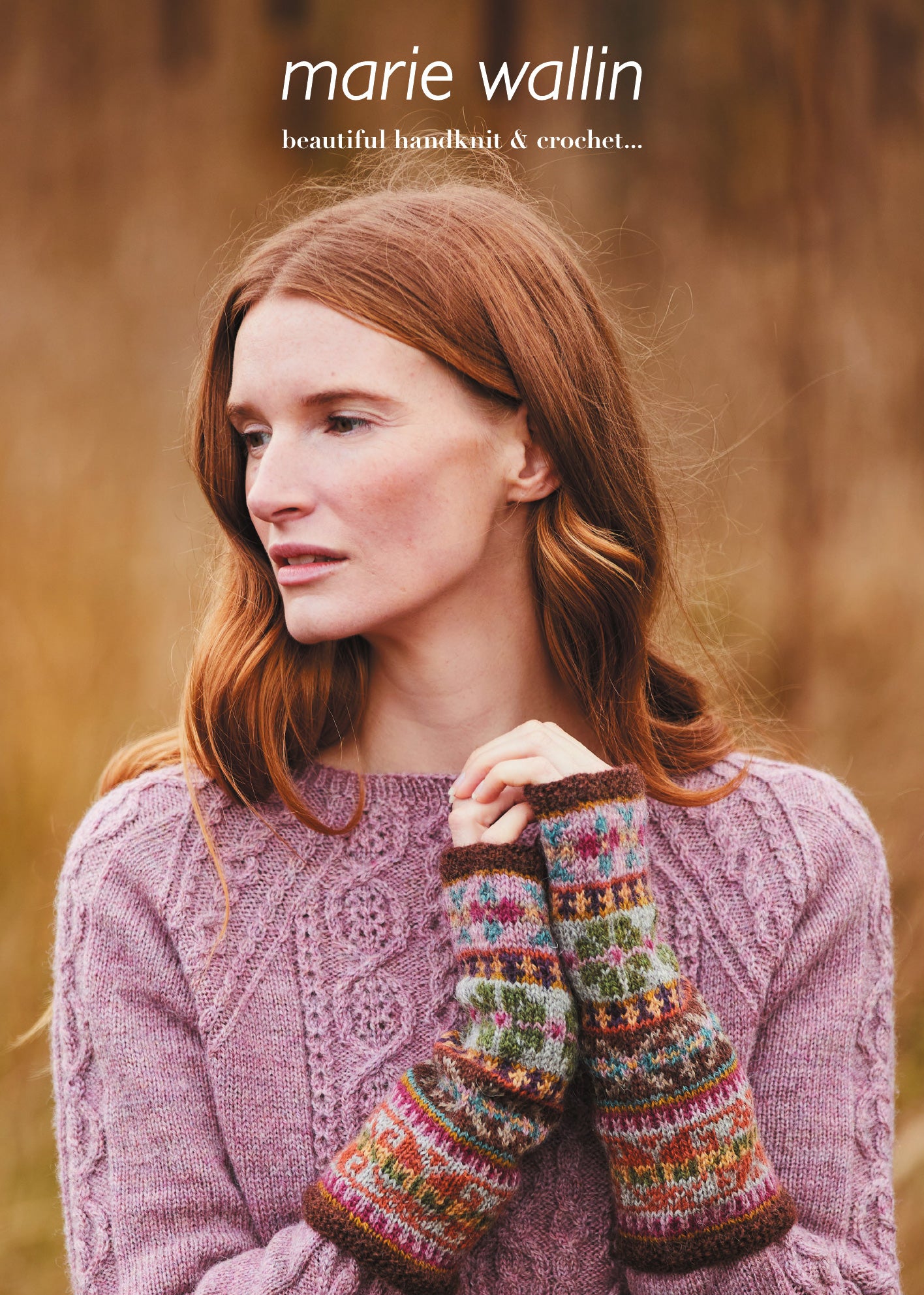 Marie Wallin Wensley Fingerless Mittens Kit – British Breeds Knitting Kit